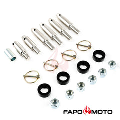 FAPO FRONT Sway Bar Links Compatible with 2007-2022 Jeep wrangler 3-5 in Lift Adjustable Quicker Disconnect FZ100110